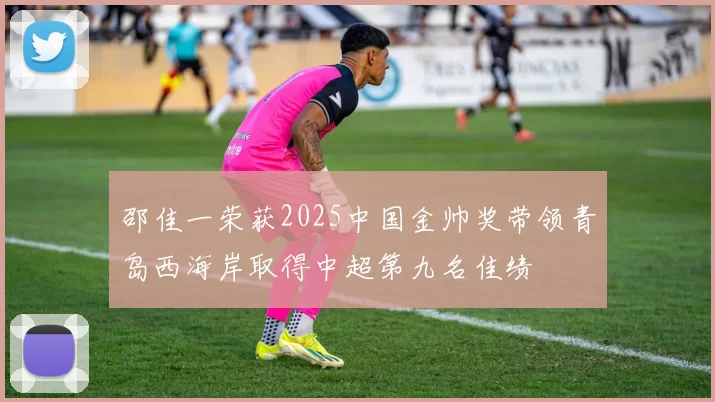 邵佳一荣获2025中国金帅奖带领青岛西海岸取得中超第九名佳绩
